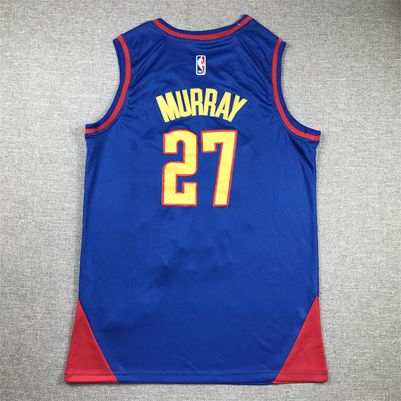 Men's Denver Nuggets Jamal Murray #27 Blue 2022/23 Swingman Jerseys - Statement Edition