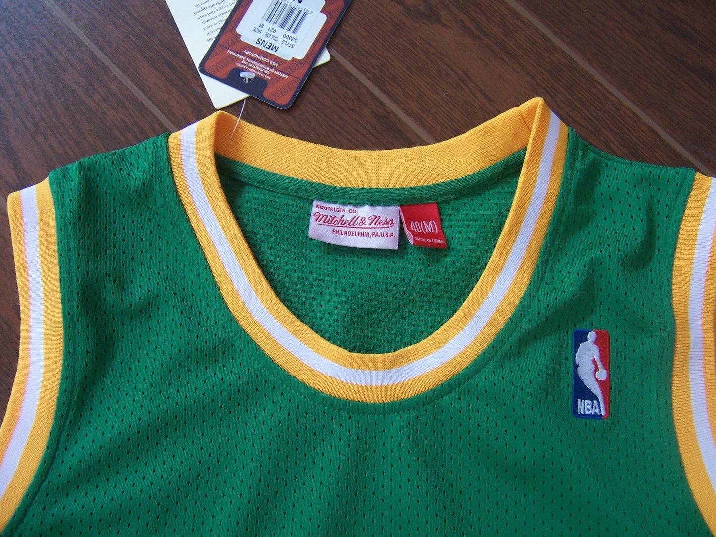 Gary Payton #20 Seattle SuperSonics Green Hardwood Classics Swingman Jersey – Mitchell & Ness White Band