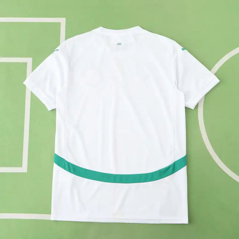 Senegal National Team 2025/26 Home Fan Jersey – White | Puma | African Pattern Teranga Lions Kit