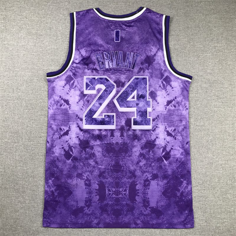 Kobe Bryant #24 Los Angeles Lakers Purple Camo Select Series Swingman Jersey – Tie-Dye