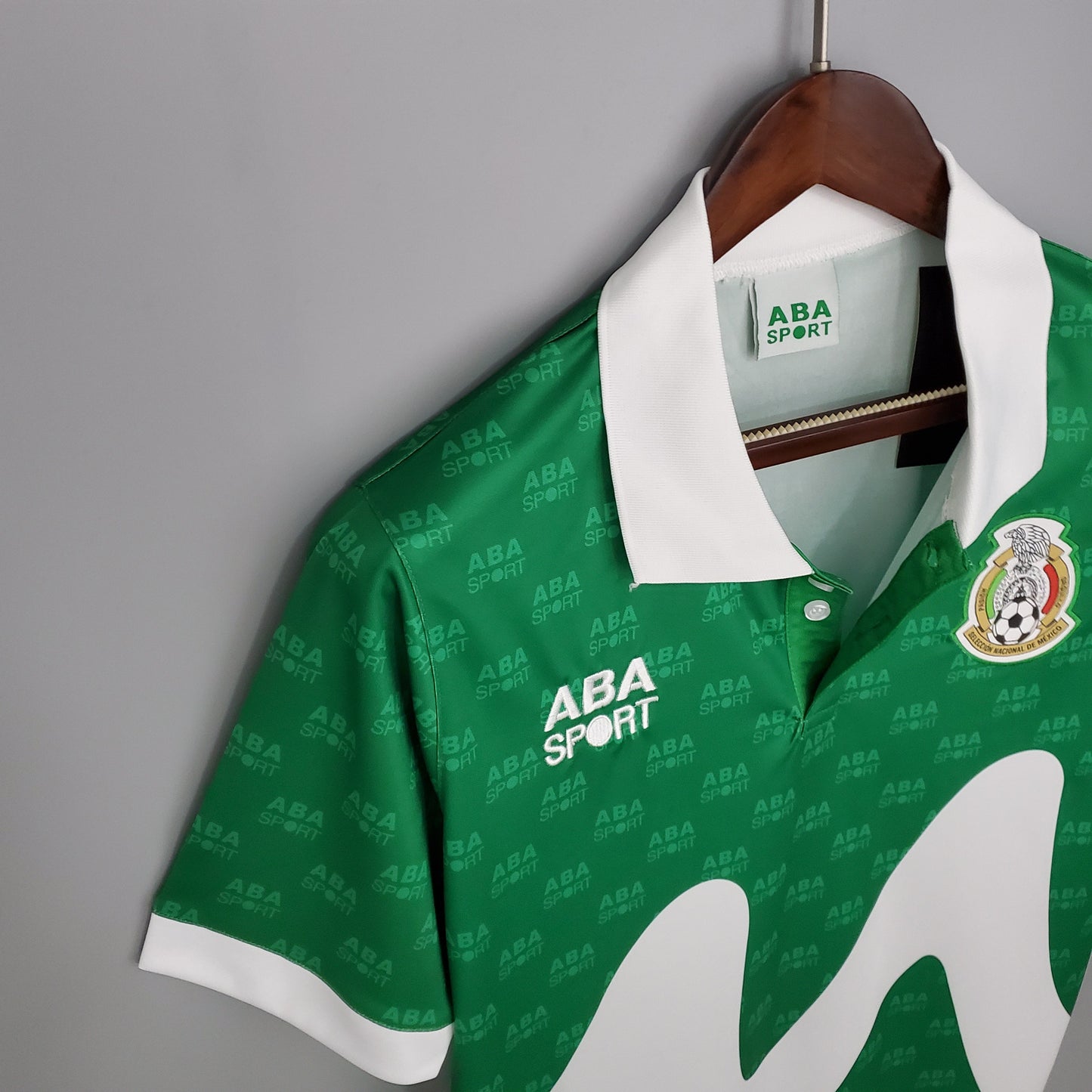 Mexico 1995 Home Jersey – Green ABA Sport White Wave Pattern Retro CONCACAF Gold Cup Football Shirt | El Tri Classic 90s National Team Kit