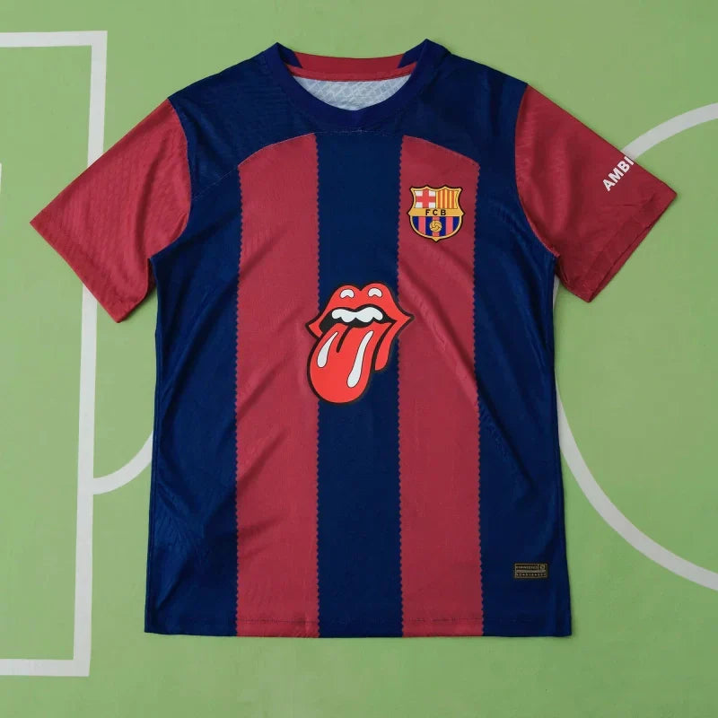 FC Barcelona 2023/24 El Clásico Fan Version Soccer Jersey