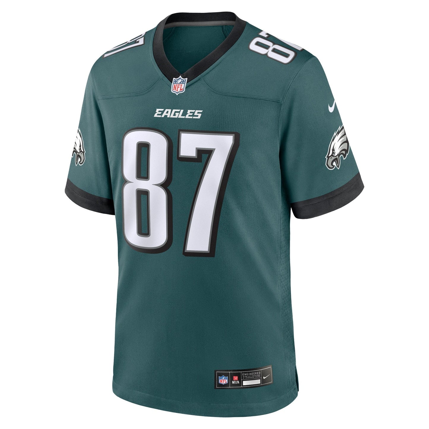 C.J. Uzomah Philadelphia Eagles Team Game Jersey - Midnight Green