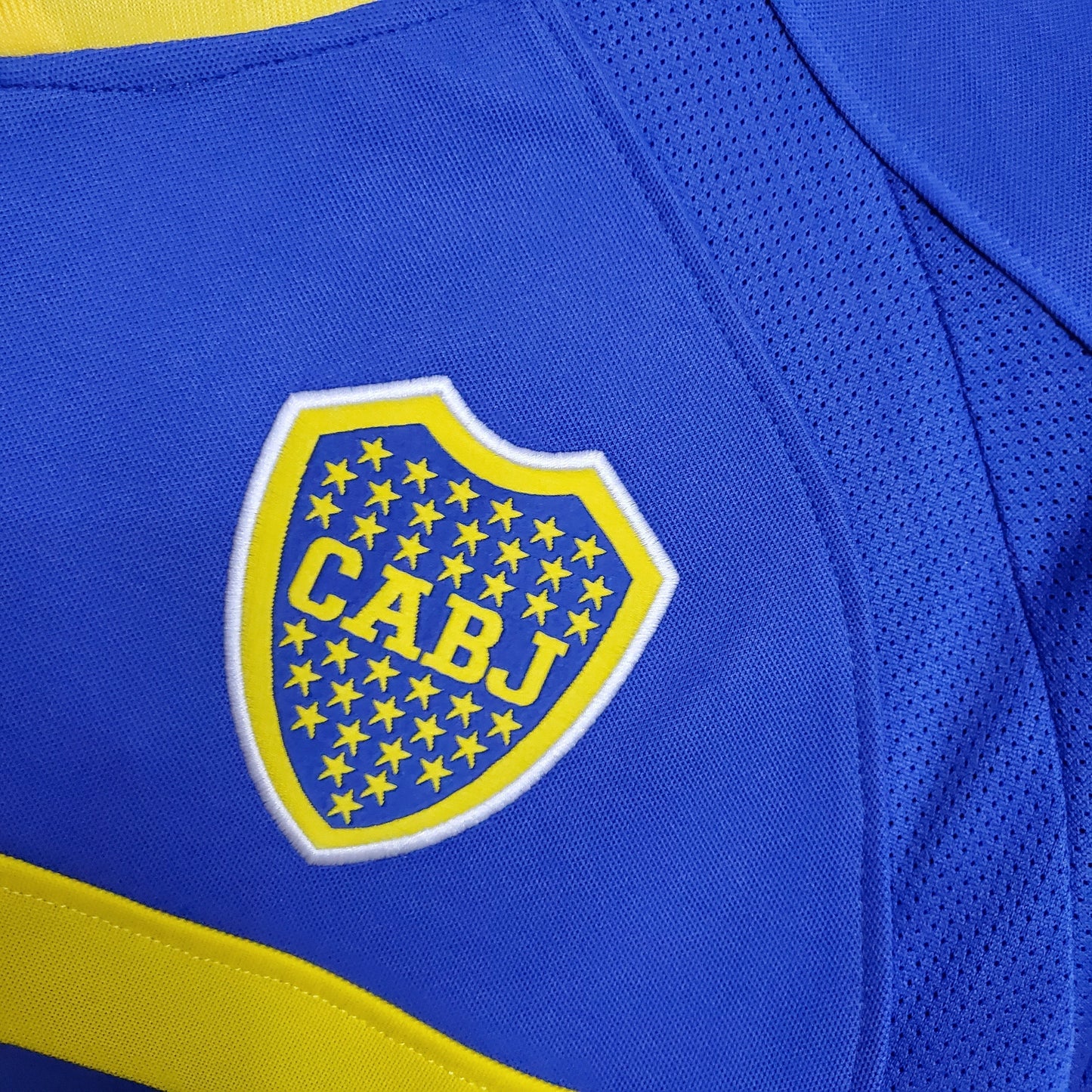 Boca Juniors 2003-04 Home Jersey – Blue Yellow Nike Pepsi Copa Libertadores Retro Football Shirt