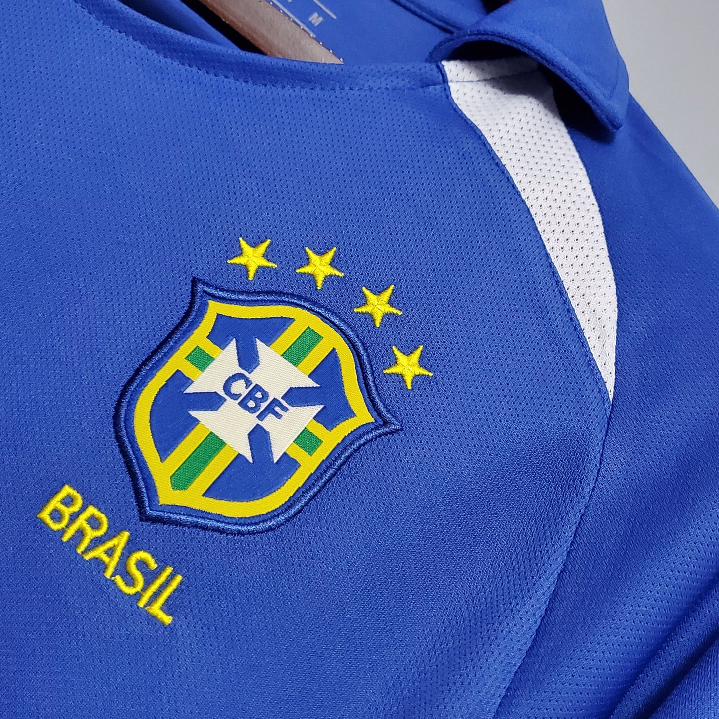 Brazil 2002 World Cup Away Retro Soccer Jersey – Nike CBF Ronaldo Ronaldinho Rivaldo Roberto Carlos Kaka