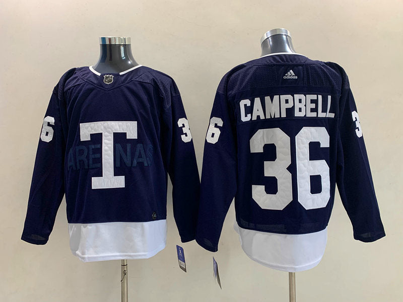 Men's Toronto Maple Leafs Jack Campbell #36 Blue Authentic Player Jerseys