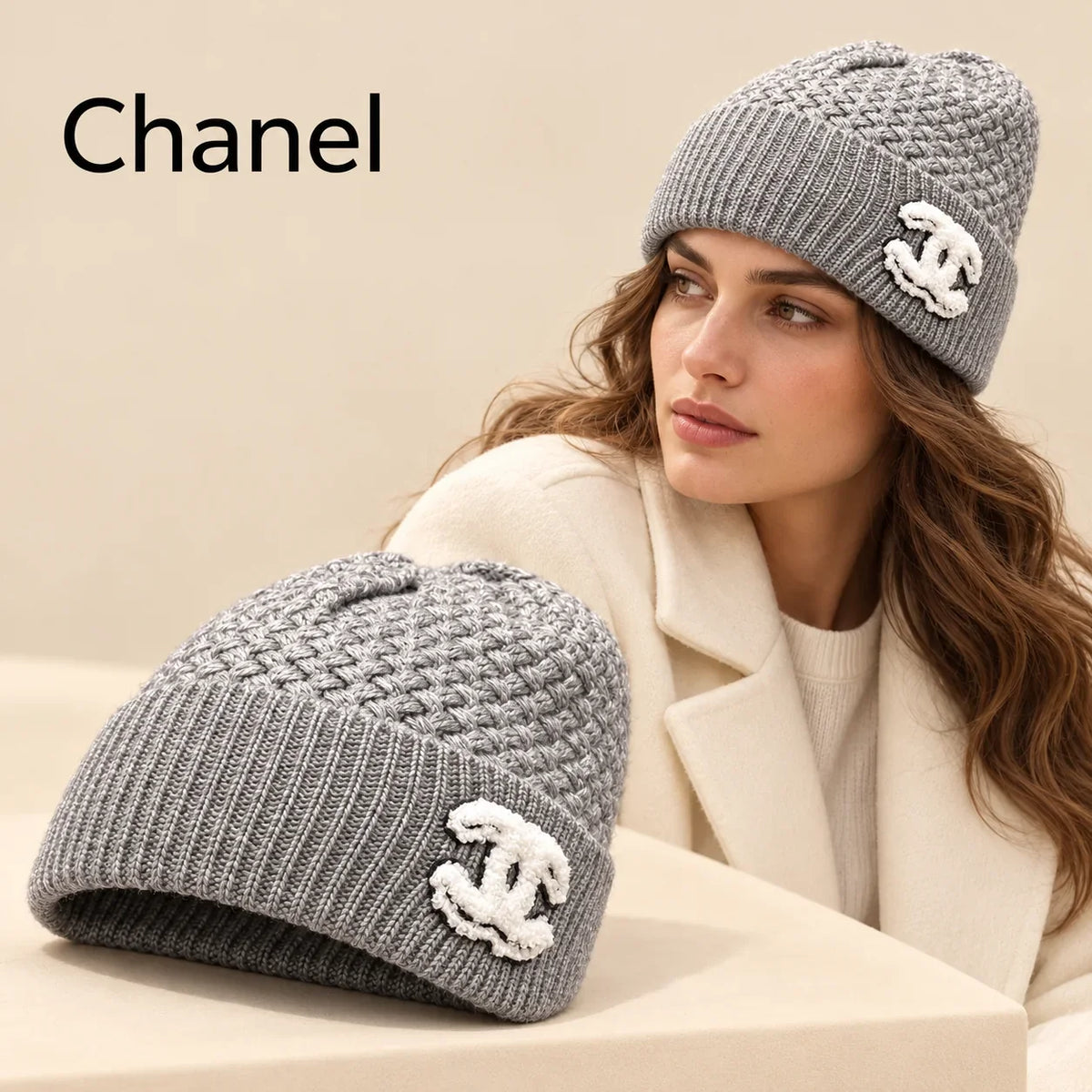 Chanel Knit Beanie - image 1