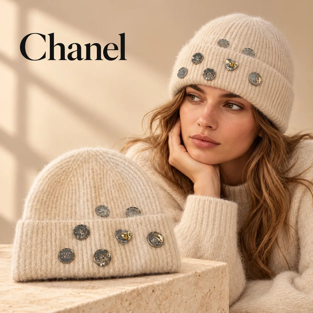 Chanel Wool Beanie - image 1