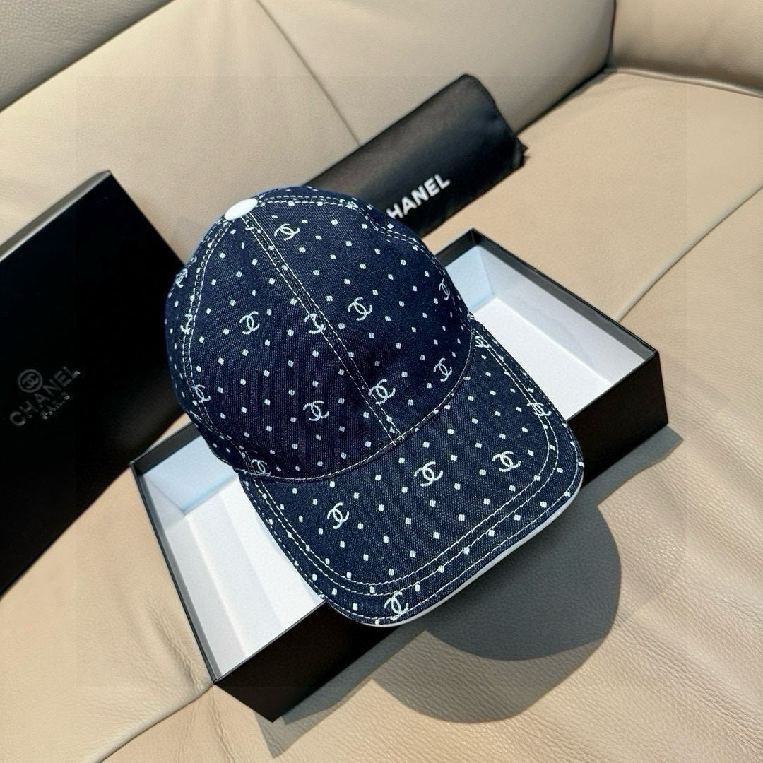 Chanel Denim Baseball Cap - image 2