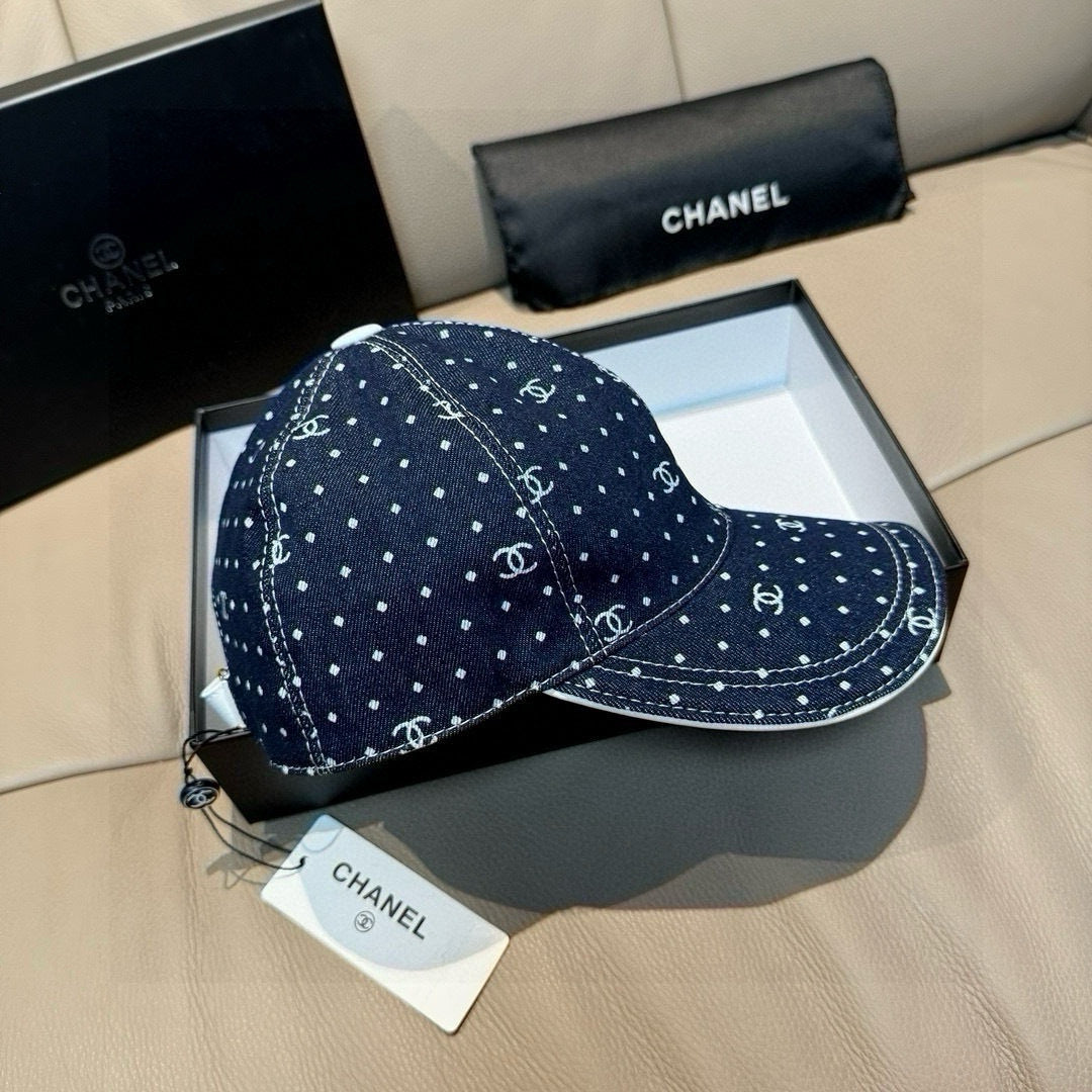 Chanel Denim Baseball Cap - image 4