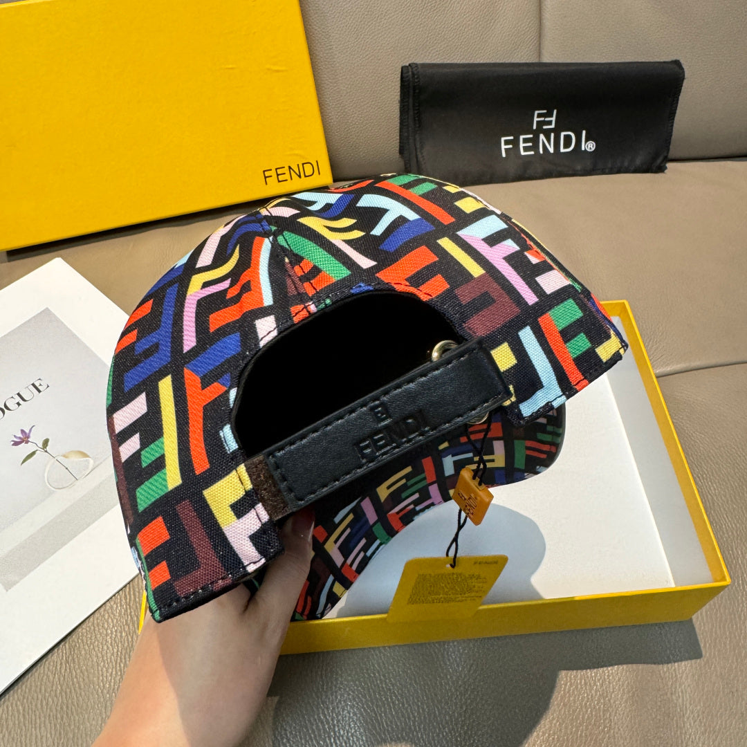 Fendi Canvas Baseball Cap - image 8