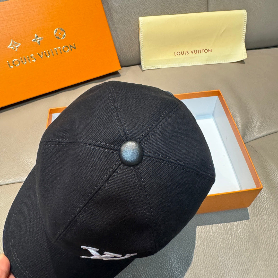 Louis Vuitton Canvas Embroidered Baseball Cap - image 5