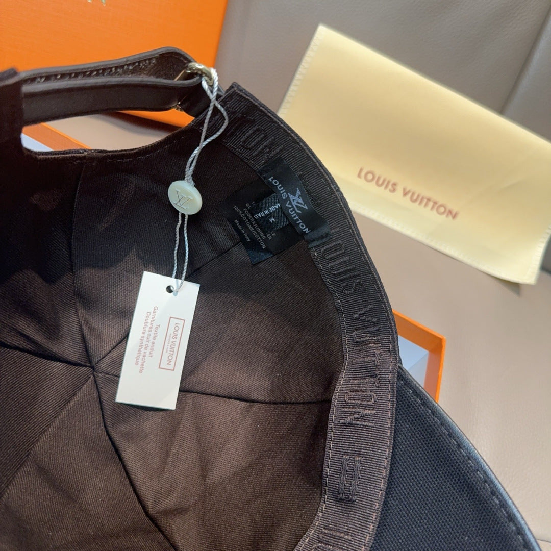 Louis Vuitton Canvas Embroidered Baseball Cap - image 7