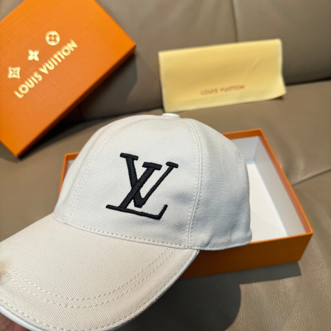Louis Vuitton Canvas Embroidered Baseball Cap - image 5
