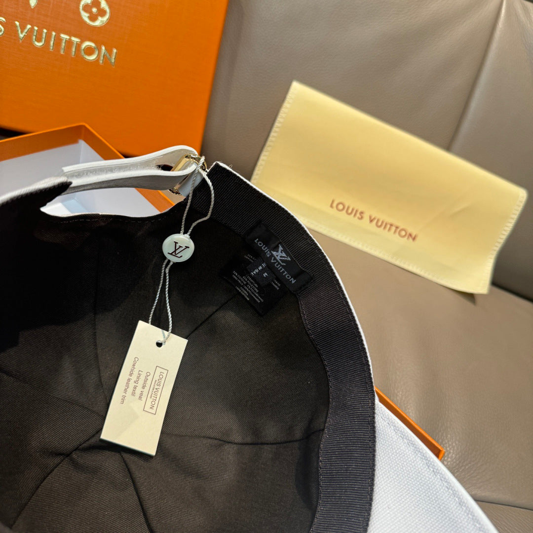 Louis Vuitton Canvas Embroidered Baseball Cap - image 7