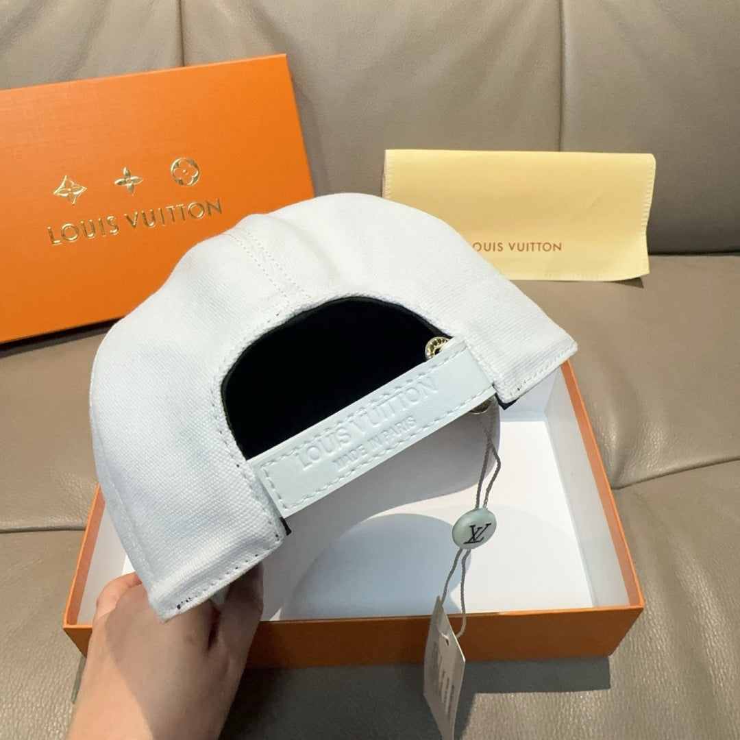Louis Vuitton Canvas Embroidered Baseball Cap - image 8