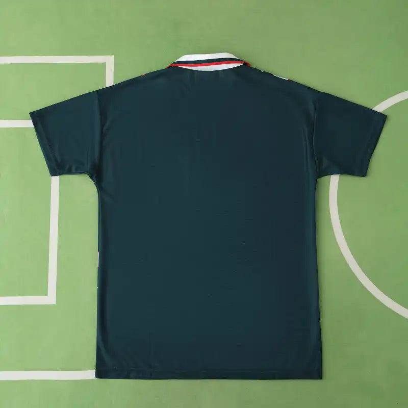 Wales National Team Away Retro Fan Version 1994/95 – Navy Blue Football Jersey | FAW Dragon Crest