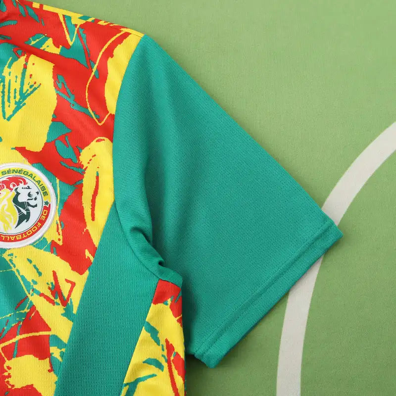 Senegal National Team 2025/26 Training Jersey – Tropical Leaf Print | Puma | Teranga Lions Fan Top