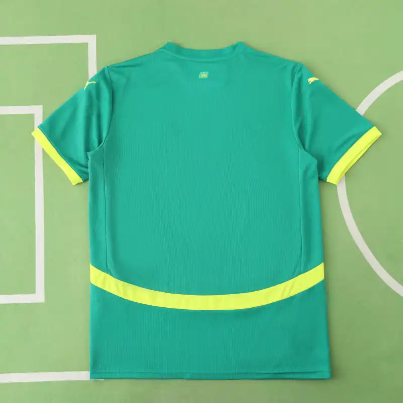 Senegal National Team 2025/26 Away Fan Jersey – Green Lion Print | Puma | Teranga Lions Kit