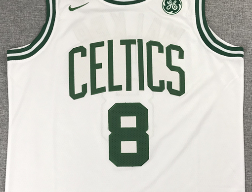 Men's Boston Celtics Kemba Walker #8 NBA White Game Jerseys