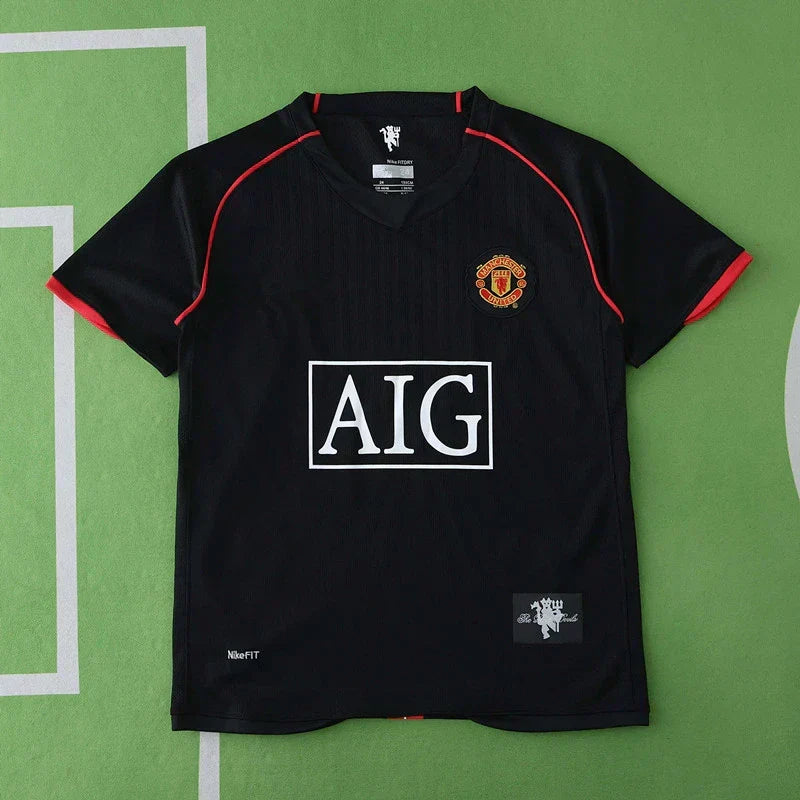 Manchester United FC Away Retro Kids Kit 2007/08