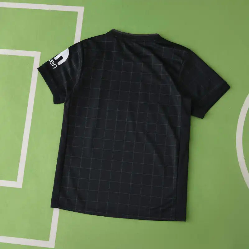 Tottenham Hotspur 2025/26 Away Kids Kit – All Black | AIA | Spurs Youth Football Set | Son & Maddison