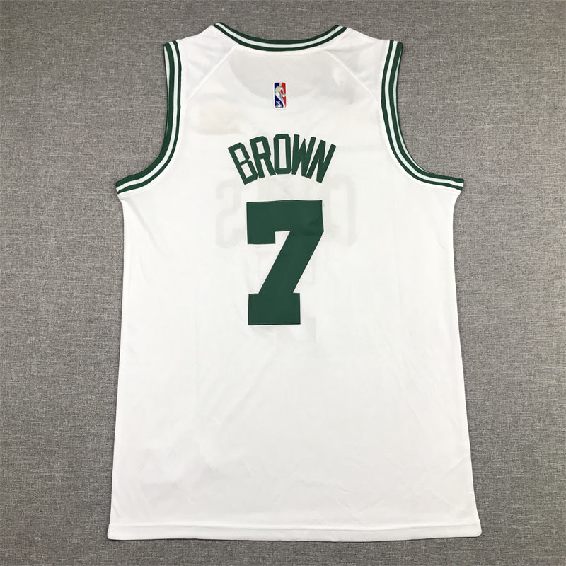 Jaylen Brown #7 Boston Celtics White Association Edition Swingman Jersey – NBA Men's