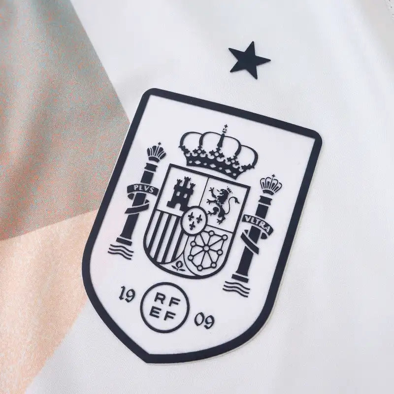 Spain National Team 2025/26 Away Fan Jersey – White Pastel Gradient | Adidas | Custom Name & Number