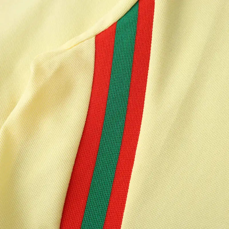 Wales National Team 1976-1979 Away Retro Fan Jersey – Yellow | Red Dragon Crest Classic Kit