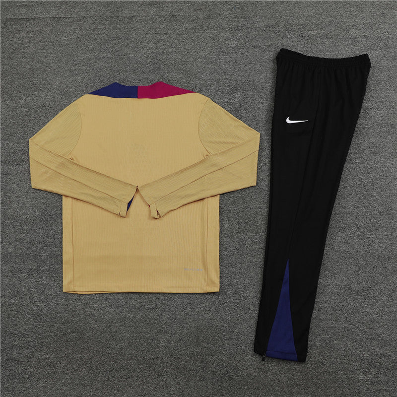 FC Barcelona Training Suit 2024/25 | Caramel Tracksuit Set
