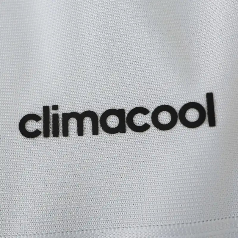 Real Madrid CF Home Retro Fan Version Jersey 2013/14 – White Football Shirt with Orange & Black Trim