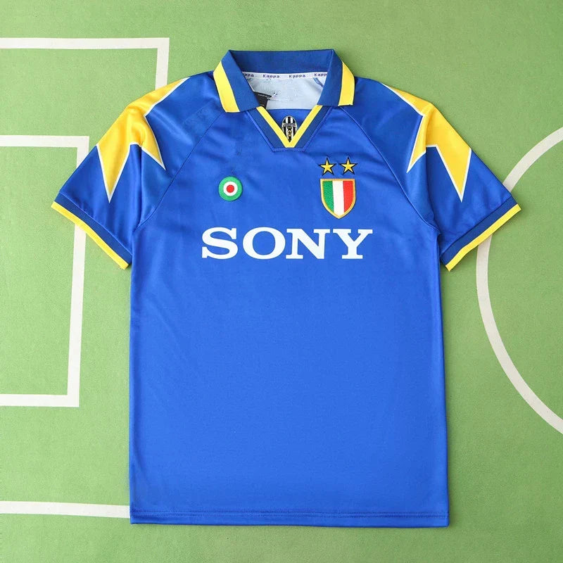 Juventus F.C. Away Retro Fan Jersey 1995/96 — Sony Champions League Edition