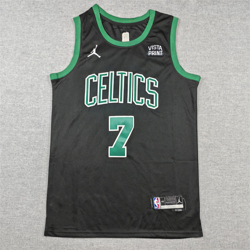 Jaylen Brown #7 Boston Celtics Statement Edition Swingman Jersey – Black NBA Fan Gear
