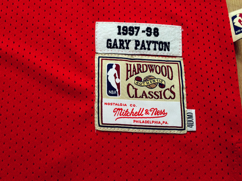 Gary Payton #20 Seattle SuperSonics Red 1997-98 Hardwood Classics Swingman Jersey – Mitchell & Ness