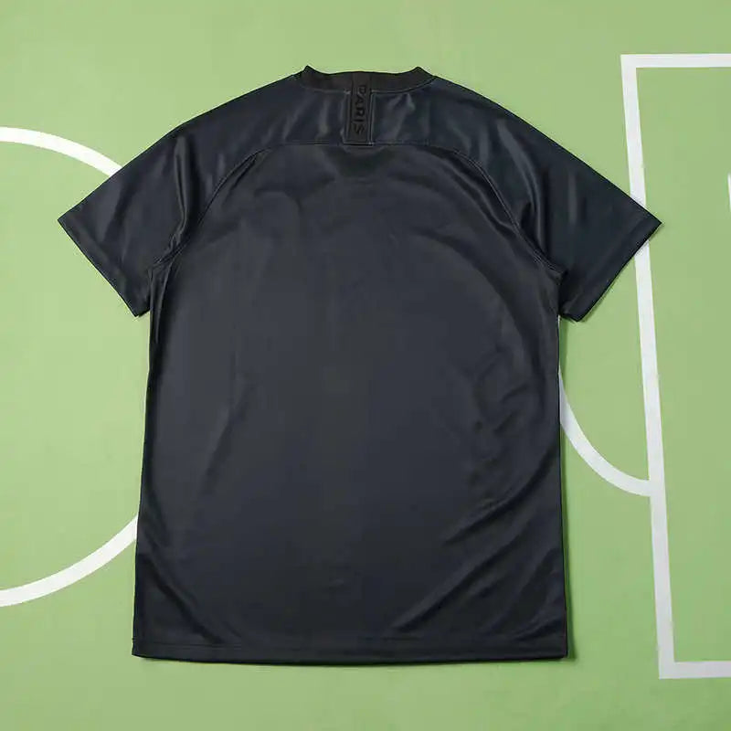 PSG 2019/20 Fourth Jersey – Black Tricolor Stripe Accor Fan Version