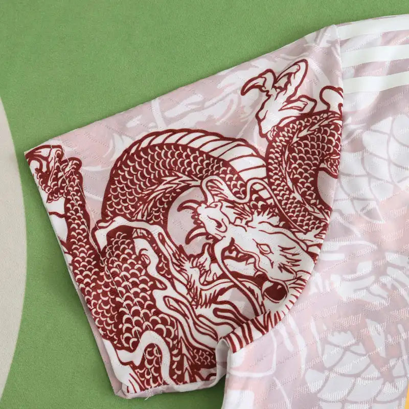 Real Madrid CF Year of the Dragon Special Edition Jersey 2024/25 – Pink Dragon Print Football Shirt