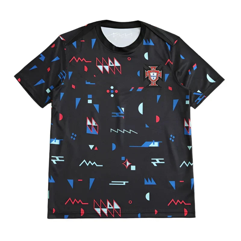 Portugal Black Training Suit 2024/25 | Fan Version Tracksuit
