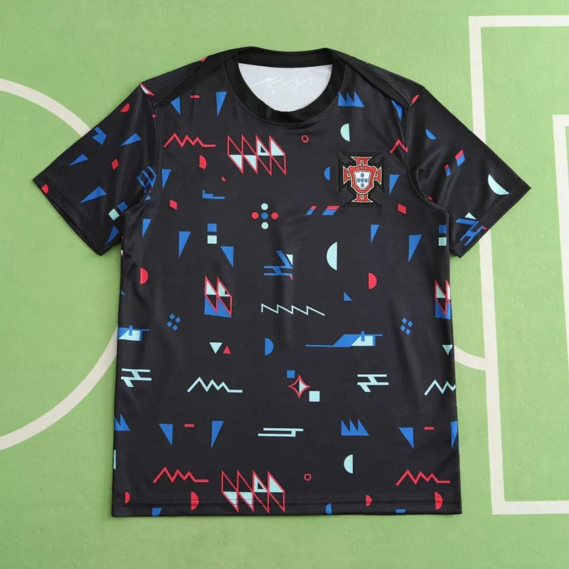 Portugal Black Training Suit 2024/25 | Fan Version Tracksuit