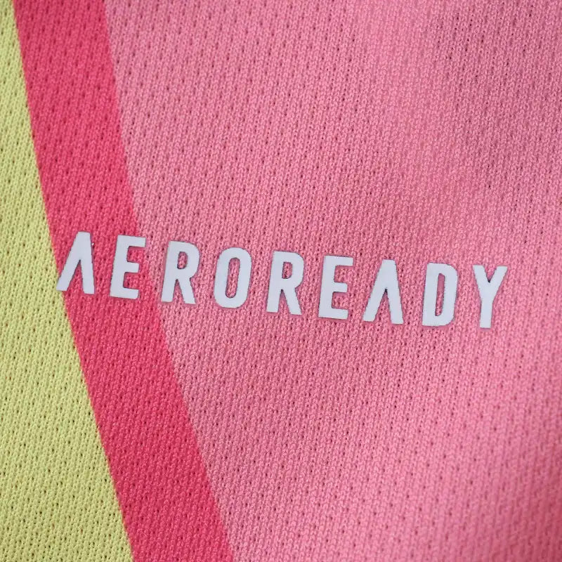 Scotland National Team Away Fan Version 2025/26 – Adidas Pink & Lime Yellow Football Jersey