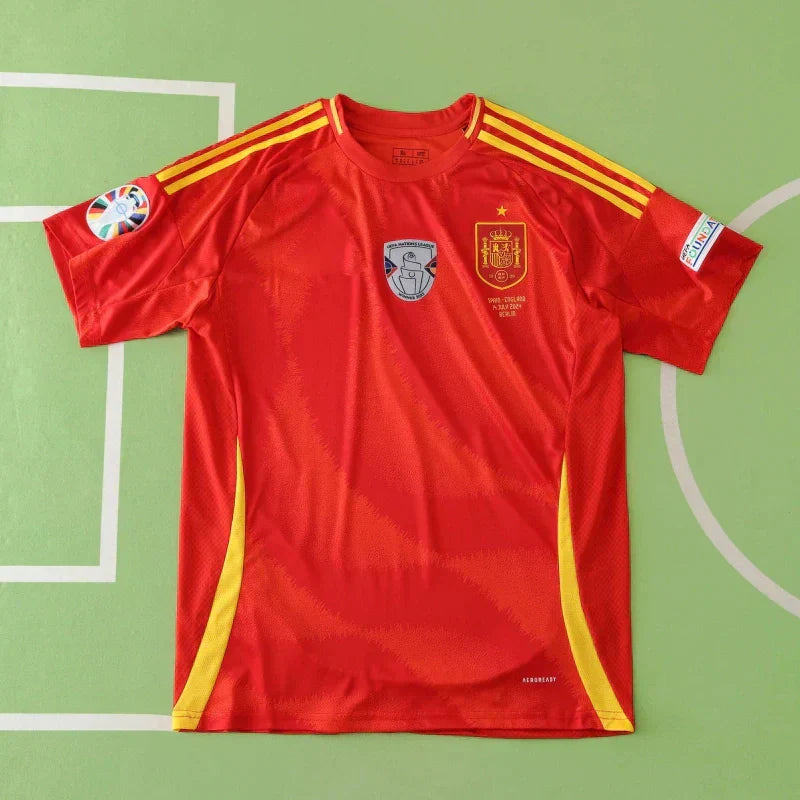 Spain National Team 2024/25 Home Fan Jersey – Red | Adidas | UEFA Nations League | Custom Name & Number