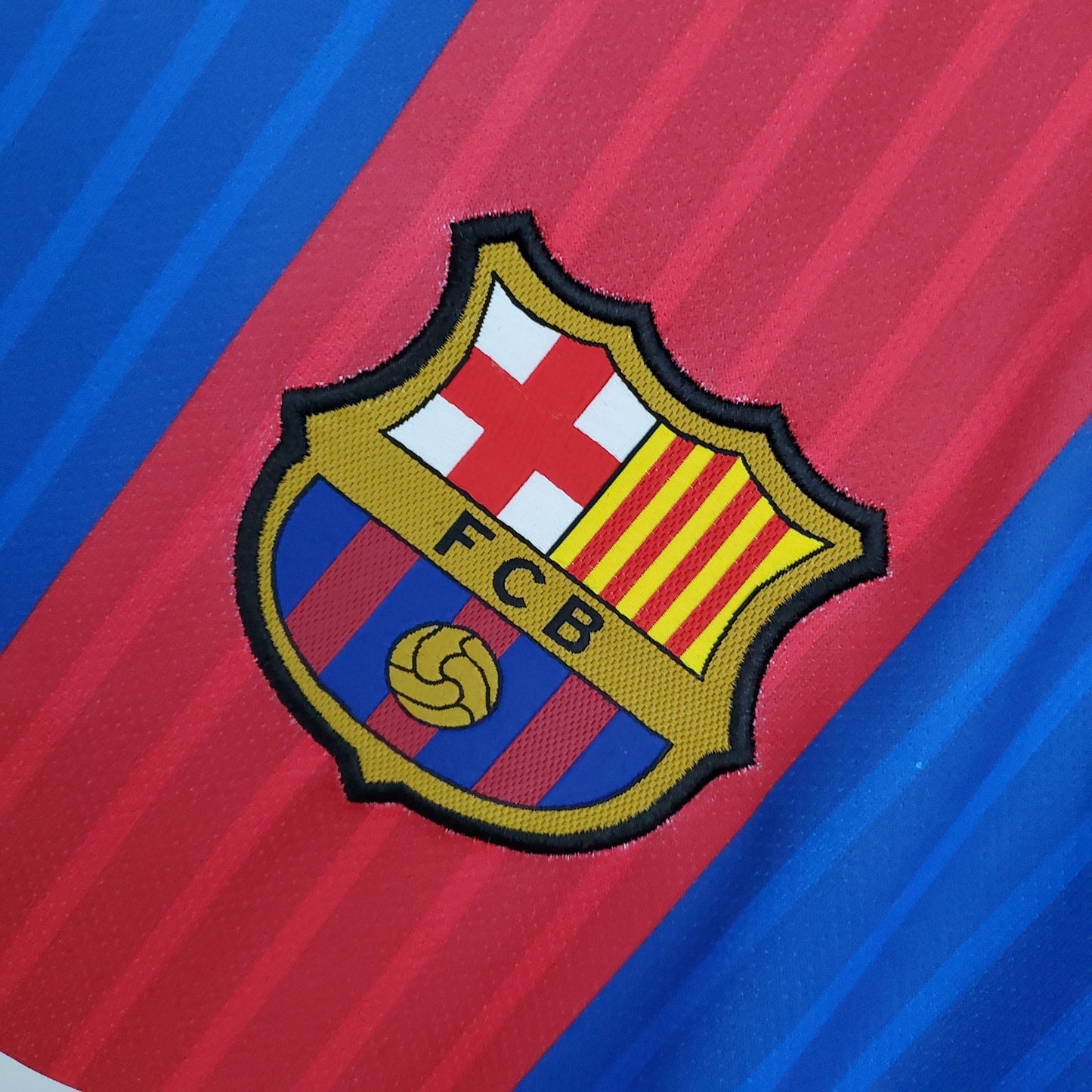 FC Barcelona 2016-17 Home Jersey – Blue Red Stripe Nike Qatar Airways Retro Football Shirt | MSN Last Season