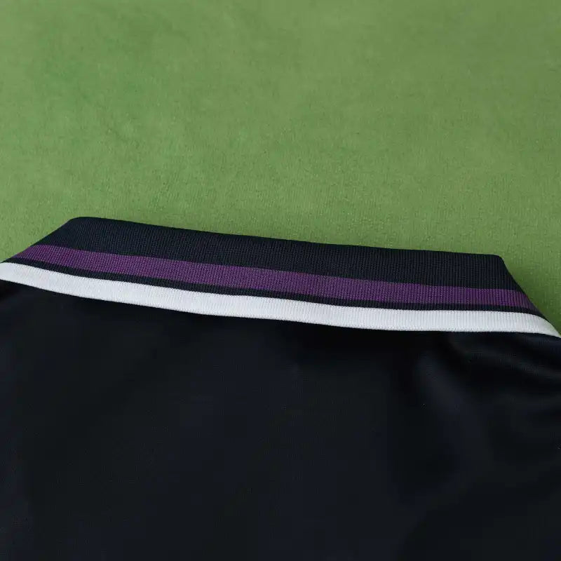 Tottenham Hotspur 1994/95 Away Retro Fan Jersey – Black & Purple | Holsten | Classic Spurs 90s Shirt