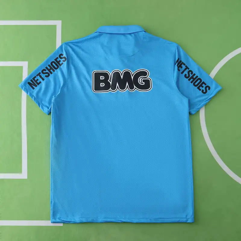 Santos FC Third Retro Fan Version 2012/13 – Nike Sky Blue Polo Collar Jersey | Neymar Jr #11