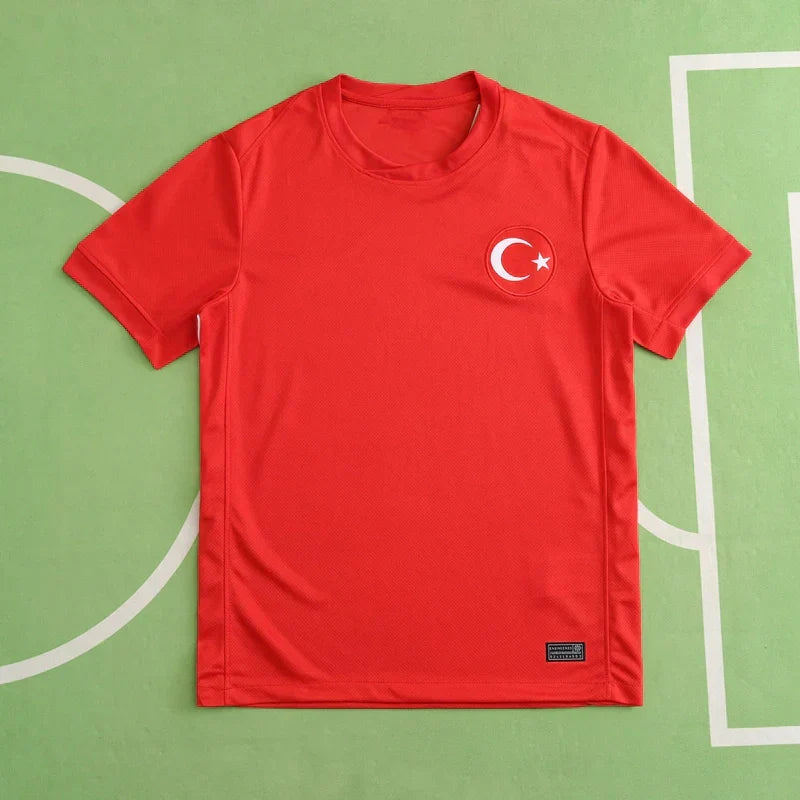 Turkey National Team Away Fan Version 2024 – UEFA Euro Navy Blue Football Jersey | TFF Crest