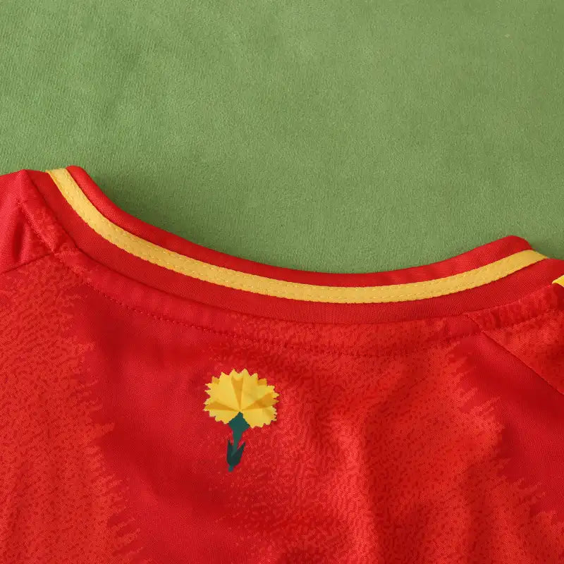 Spain National Team 2024/25 Home Fan Jersey – Red | Adidas | UEFA Nations League | Custom Name & Number