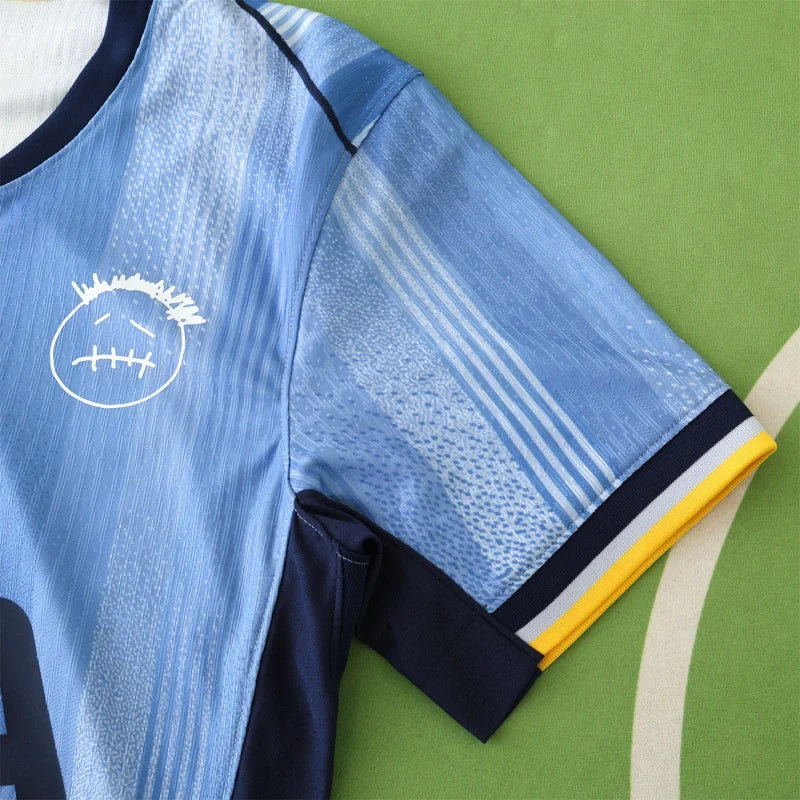 Tottenham Hotspur x Travis Scott Away Special Edition Fan Version 2024/25 – Light Blue Stripe Cactus Jack Jersey