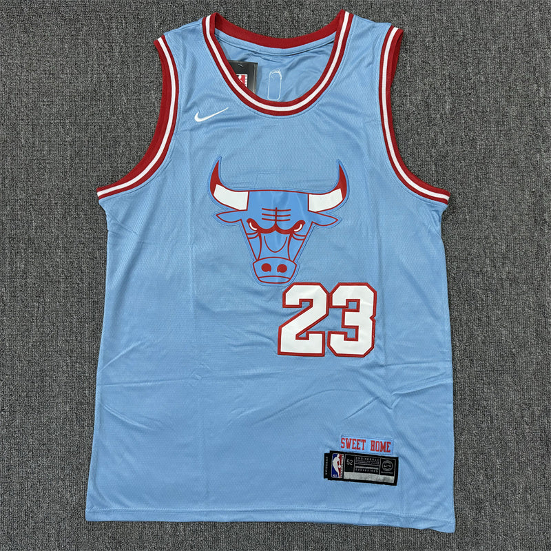 Michael Jordan #23 Chicago Bulls Nike Baby Blue "Sweet Home Chicago" City Edition Swingman Jersey