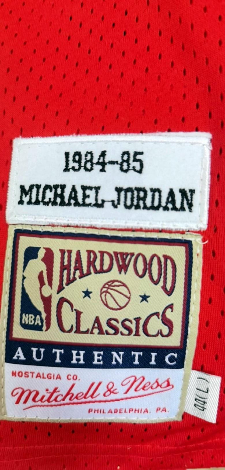 Michael Jordan #23 Chicago Bulls Mitchell & Ness 1984-85 Red Road Rookie Season Hardwood Classics Authentic Jersey