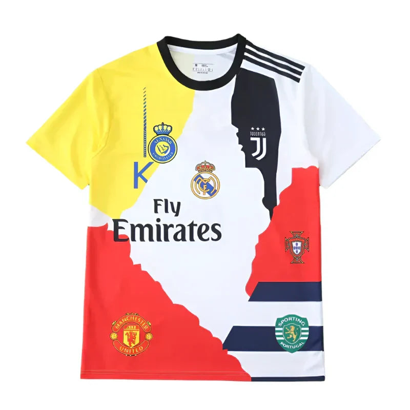 Cristiano Ronaldo Career Tribute Concept Jersey – All Clubs Edition | Real Madrid, Juventus, Man Utd, Al Nassr & Sporting CP