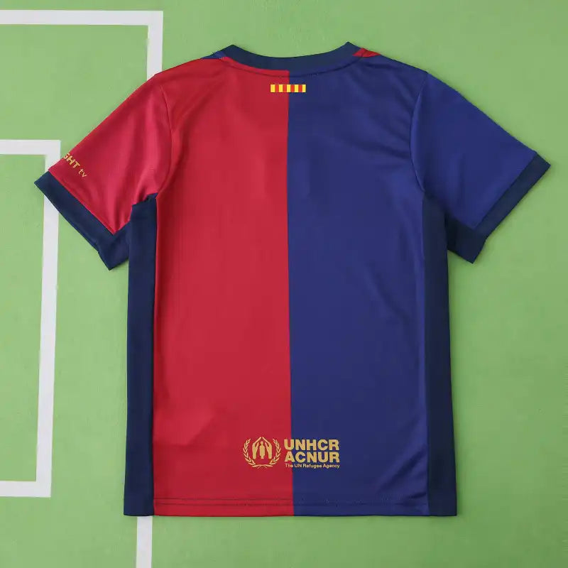 FC Barcelona Home Kids Kit 2024/25 – Travis Scott Limited Edition | Custom Name